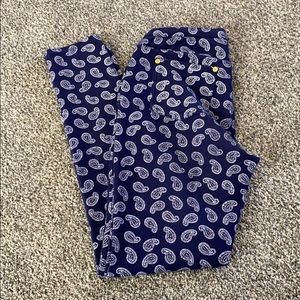 Michael Kors blue eyelet pants